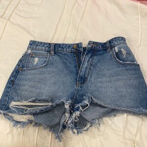 Rolla’s Jean Shorts. Fits like a small/medium.